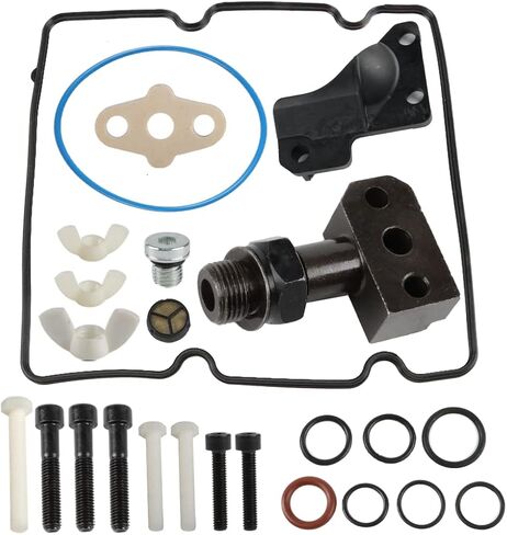 LELEHOKA 6.0L Diesel STC HPOP Fitting Update Kit Compatible with Ford E-350 E-450 F-250 F-350 F-450 F-550, High Pressure Oil Pump 2004-2007 Replace OE #4C3Z9B246F in Kuwait