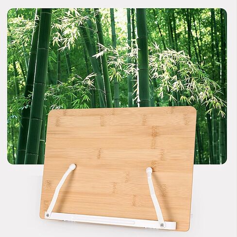 TAROTKIN Book Stand,Book Holder,Book Holders for Reading Hands Free,with Book Page Holder,Ideal for Use as Cookbook Stand,Music Stand,Book Display Stand,Book Reading Stand,Book Accessories(13.1"X9.1") in Kuwait