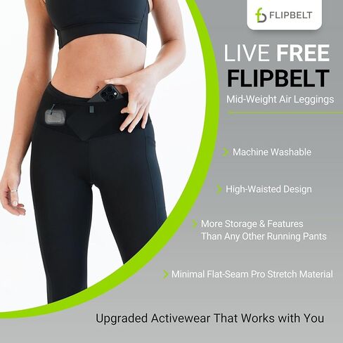 سروال ضيق هوائي للسيدات من FlipBelt in Kuwait