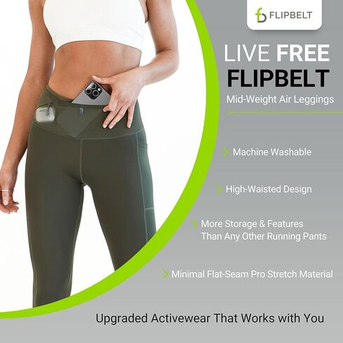سروال ضيق هوائي للسيدات من FlipBelt in Kuwait