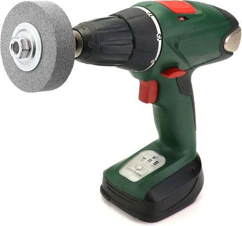 QWORK Buffing Wheel Kit, 7 Pcs Polishing Wheels with Drill Shaft Adapter for Mini Grinder/Bench Grinder, Grinding Wheel/Fiber/Wool/Cotton Buffing Wheel 3 Inch O.D. 3/8 Inch I.D. (Ø75xø10x20mm) in Kuwait