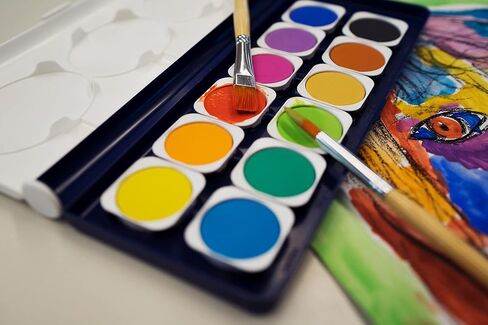 KUM School & Art RS #1 514.11.19 فرشاة صناعية مدببة in Kuwait