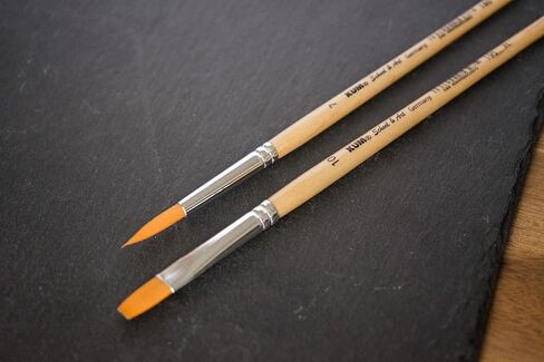 KUM School & Art RS #1 514.11.19 فرشاة صناعية مدببة in Kuwait