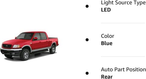 مصابيح LED داخلية XtremeVision لسيارة Ford F-150 1997-2003 (10 قطع) مجموعة مصابيح LED داخلية بيضاء رائعة + أداة تثبيت in Saudi Arabia