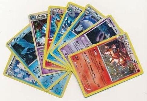 Pokemon TCG: 25 Holo Cards - Pokemon Individual Card Bundle in Saudi Arabia