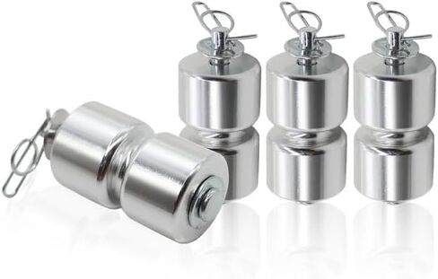 Yunnergo 4 Pack Aluminum Alloy Trailer Tailgate Lift Assist Rollers Kit GL1 GMNR925 with Washer Pins Rings, for Trailer Tailgate, Easy Lift Gate etc Lift Assist in Saudi Arabia
