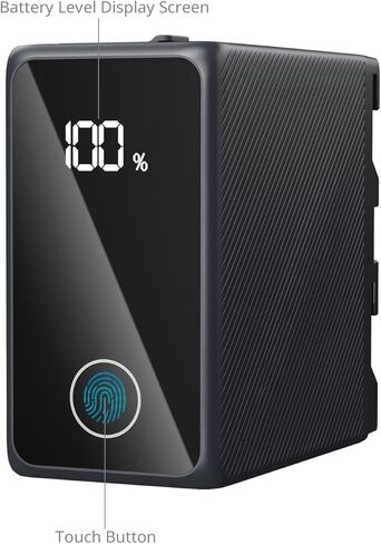 بطارية بديلة SmallRig NP-F970 بقدرة 10500 مللي أمبير في الساعة لجهاز Sony NP-F970 F750 F550، PD 36W USB-C 3.5H شحن سريع، بطارية كاميرا مع شاشة OLED للكاميرا، الشاشة، ضوء فيديو LED، كاميرا فيديو، أسود - 4469 in Saudi Arabia