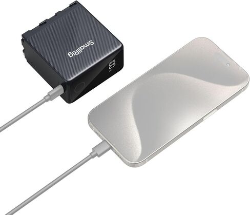 بطارية بديلة SmallRig NP-F970 بقدرة 10500 مللي أمبير في الساعة لجهاز Sony NP-F970 F750 F550، PD 36W USB-C 3.5H شحن سريع، بطارية كاميرا مع شاشة OLED للكاميرا، الشاشة، ضوء فيديو LED، كاميرا فيديو، أسود - 4469 in Saudi Arabia