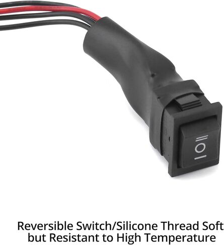 QWORK 6V-28V 3A DC Motor Speed ​​Controller Compact 80W PWM منظم قابل للتعديل مع وظيفة التبديل وكابل 3.94 بوصة حزمة من 3 in Kuwait