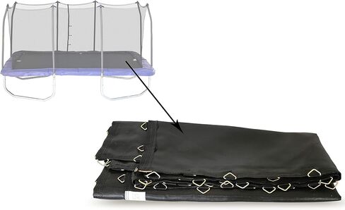 بساط القفز المستطيل سكاي ووكر ترامبولين 9 × 15 مع 68 حلقة على شكل حرف V و4 حلقات على شكل حرف D (CK7024) in Kuwait