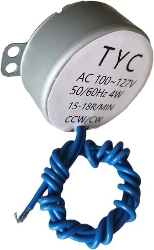 Electric Synchronous Synchron Motor 50/60Hz AC 100~127V 4W CCW/CW for Hand-Made, School Project, Model or Guide Motor in Saudi Arabia