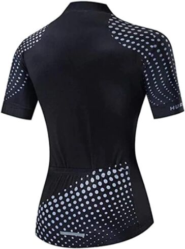 كم قصير قياسي للنساء من Cycle-Run مع 3 جيوب خلفية، أسود، 3X-Large in Kuwait