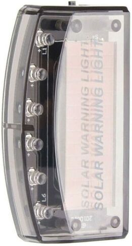 6 LED سيارة Led وهمية دمية إنذار تحذير ضوء الطاقة الشمسية محاكاة الأمن مكافحة سرقة وامض ضوء سيارة ضد السرقة إنذار الضوء الأزرق in Kuwait