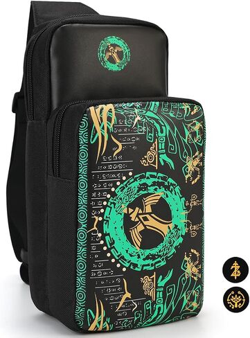 imeux Cute Travel Bag for Nintendo Switch, Lite, OLED, Steam Deck - Small Sling Portable Backpack Carrying Crossbody Shoulder Gaming Storage Case for NS Console Dock Joy-Cons Accessories in Saudi Arabia