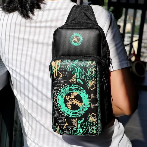 imeux Cute Travel Bag for Nintendo Switch, Lite, OLED, Steam Deck - Small Sling Portable Backpack Carrying Crossbody Shoulder Gaming Storage Case for NS Console Dock Joy-Cons Accessories in Saudi Arabia