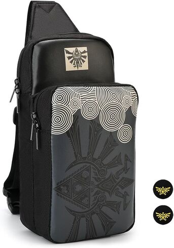 imeux Cute Travel Bag for Nintendo Switch, Lite, OLED, Steam Deck - Small Sling Portable Backpack Carrying Crossbody Shoulder Gaming Storage Case for NS Console Dock Joy-Cons Accessories in Saudi Arabia