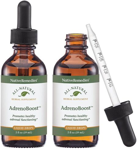 Native Remedies AdrenoBoost - All Natural Herbal Supplement for Adrenal Support, 2 Fl oz. in Saudi Arabia