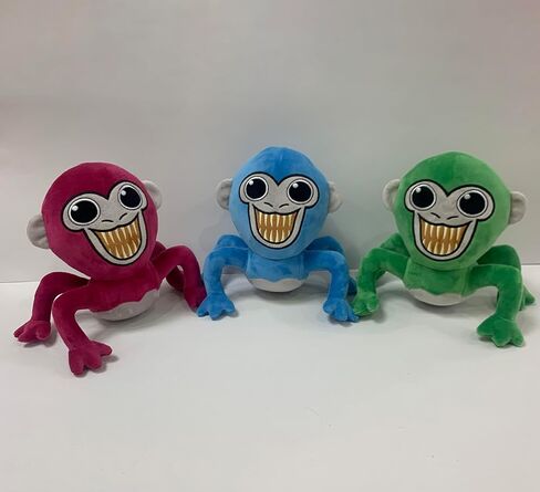 Gorilla Tag Plush,Jeff Plush,Jaw Clamps Plush Doll Toys, Stuffed Animals Toy Game Figure Doll, Gift for Game Fans-3PCS in Saudi Arabia