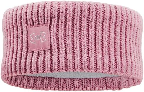عصابة رأس نسائية من Under Armour، (697) Pink Elixir/Pink Elixir/Halo Gray، مقاس واحد يناسب الجميع in Saudi Arabia