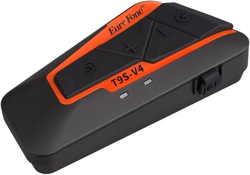 نظام اتصال داخلي لخوذة الدراجات النارية من EuroFone، سماعة بلوتوث للدراجات النارية بطول 1800 متر، سماعة رأس متعددة الوظائف لخوذة الدراجة النارية مع خاصية إلغاء الضوضاء/موسيقى ستيريو/راديو FM in Kuwait