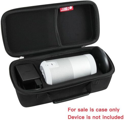 Hermitshell Hard EVA Travel Triple Black Case Fits Bose SoundLink Revolve Bluetooth Speaker and Charging Cradle in Saudi Arabia