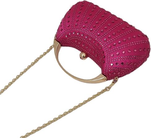 HUANG ZHUANG Elegant Crystal Clutch Rhinestone Handbags For Women Party Purse Wedding Prom Sparkly Bag in Saudi Arabia