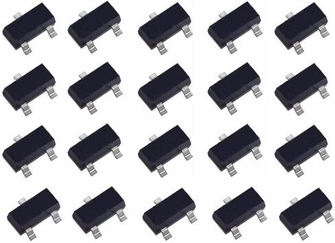 PMMCON 200 pcs BC847B BC847 45V 100ma SOT-23 Small Signal Transistor in Saudi Arabia