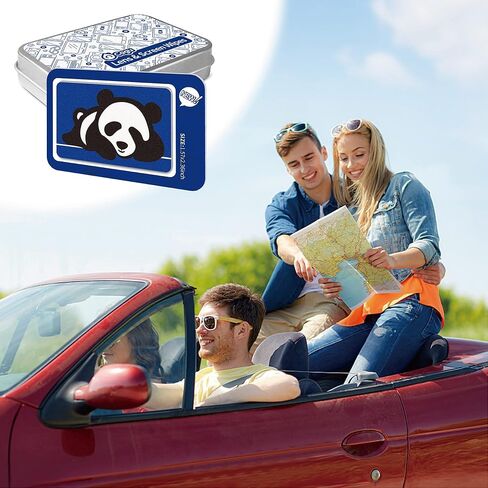 Car Screen Cleaner Wipes, Reusable Car Interior Cleaning Cloth Sticker Assecories for for Display, Sun Visor, Dashboard, Center Control, GPS Dust Detail Removal-Cute Design With Storage Box (10 Pack) in Saudi Arabia