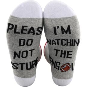 TSOTMO 2 Pairs Football Socks Please Do Not Disturb I’m Watching The B Socks Football Team Gift in Kuwait