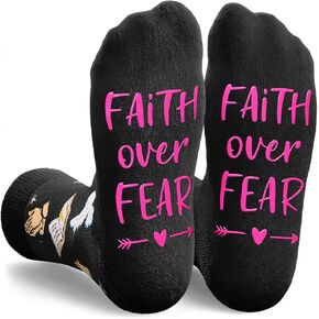HAPPYPOP Christian Easter Gifts Socks - Religious Faith Gifts for Men and Women in Saudi Arabia