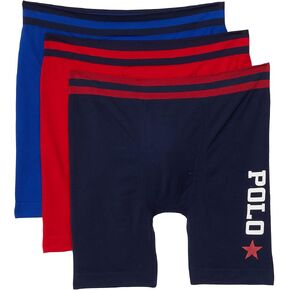 POLO RALPH LAUREN Freedom FX: سراويل بوكسر درزات 3 قطع كروز كحلي/Rl2000 أحمر/رجبي رويال XL in Saudi Arabia