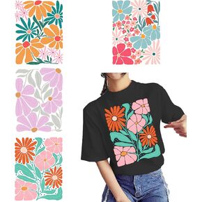 6pcs Iron On Transfers Patches - DIY Heat Transfer Vinyl Decals for T-Shirts, Hats & DIY Crafts - Easy Peel - Fun Decorative Stickers for Home Crafting (American Horse) in Kuwait