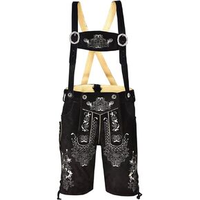 Lederhosen Men - Authentic Traditional Lederhosen - German Oktoberfest Lederhosen Mens in Saudi Arabia