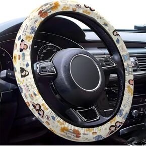 GENAN Steering Wheel Cover, Non-Slip Neoprene Car Steering Wheel Cover, Breathable Steering Wheel Covers, Sweat-Absorbing Car Accessories, Gifts for Women, Gifts for Men in Kuwait