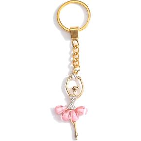 Ballerina Keychain,Dance Keychain for Car Keys,Ballet Gift for Dance Lovers Teachers Dancers Birthday Christmas in Saudi Arabia