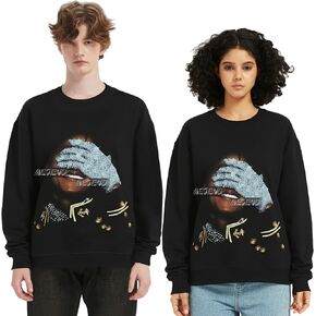 MeJend Rhinestone Sweatshirt, Mens Long Sleeve T Shirt, Unisex Sweatshirt, The for Fans in Saudi Arabia
