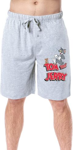 INTIMO Tom And Jerry Mens' Classic Cartoon Character Logo Sleep Pajama Shorts in Saudi Arabia