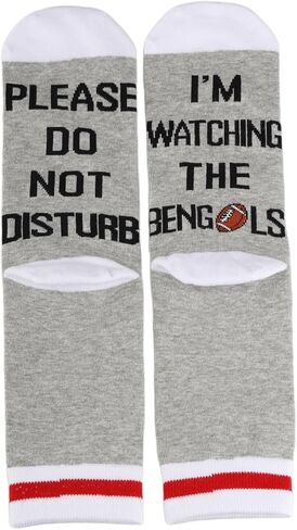 TSOTMO 2 Pairs Football Socks Please Do Not Disturb I’m Watching The B Socks Football Team Gift in Kuwait