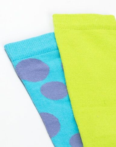 Disney Monsters Inc Men's Calf Socks Set of 3 | Mike Wazowski & Sulley Graphic Polkadot Design Merch in Saudi Arabia