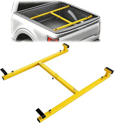Adjustable Truck Bed Lifter Box Lift for Lift Pickup Beds Powder Coated Heavy Duty Steel Universal Lift for Pickups Trucks, 800 LBS Capacity, Red in Kuwait