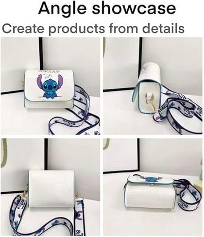 For Stitch Crossbody Bags for Women Teenagers Girls Purse Shoulder Bag for Shopping Vacation Stitch Gifts for Girls (white) in Saudi Arabia