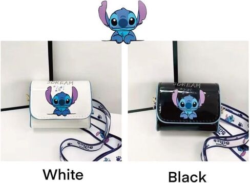 For Stitch Crossbody Bags for Women Teenagers Girls Purse Shoulder Bag for Shopping Vacation Stitch Gifts for Girls (white) in Saudi Arabia