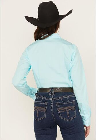 Cinch Women's Solid Turquoise Shirt in Saudi Arabia