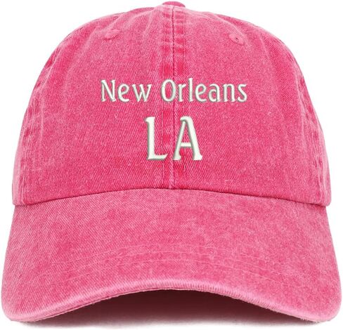 Trendy Apparel Shop New Orleans LA Embroidered Pigment Dyed Washed Baseball Cap in Saudi Arabia