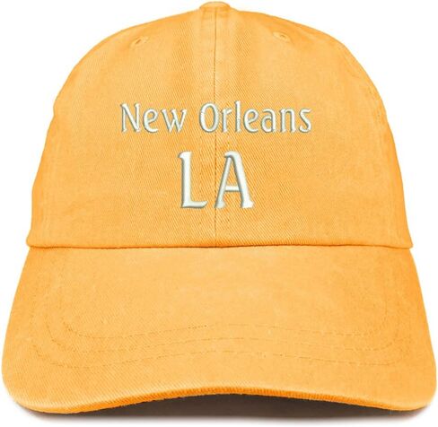 Trendy Apparel Shop New Orleans LA Embroidered Pigment Dyed Washed Baseball Cap in Saudi Arabia