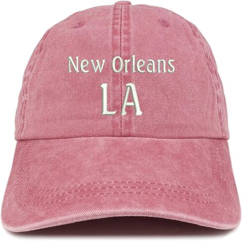 Trendy Apparel Shop New Orleans LA Embroidered Pigment Dyed Washed Baseball Cap in Saudi Arabia