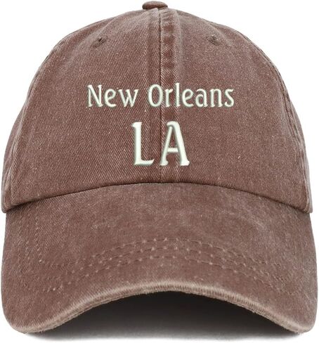 Trendy Apparel Shop New Orleans LA Embroidered Pigment Dyed Washed Baseball Cap in Saudi Arabia