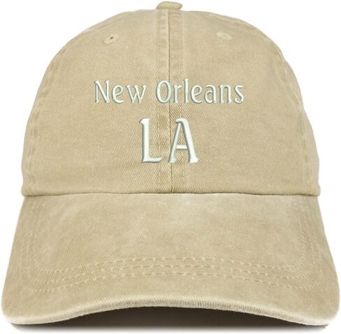 Trendy Apparel Shop New Orleans LA Embroidered Pigment Dyed Washed Baseball Cap in Saudi Arabia