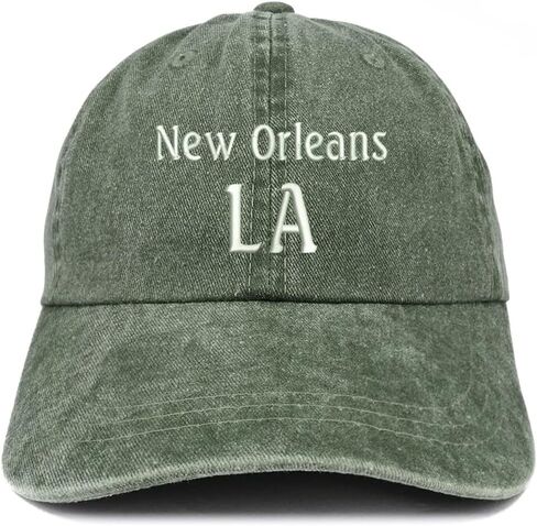Trendy Apparel Shop New Orleans LA Embroidered Pigment Dyed Washed Baseball Cap in Saudi Arabia