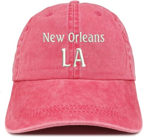 Trendy Apparel Shop New Orleans LA Embroidered Pigment Dyed Washed Baseball Cap in Saudi Arabia